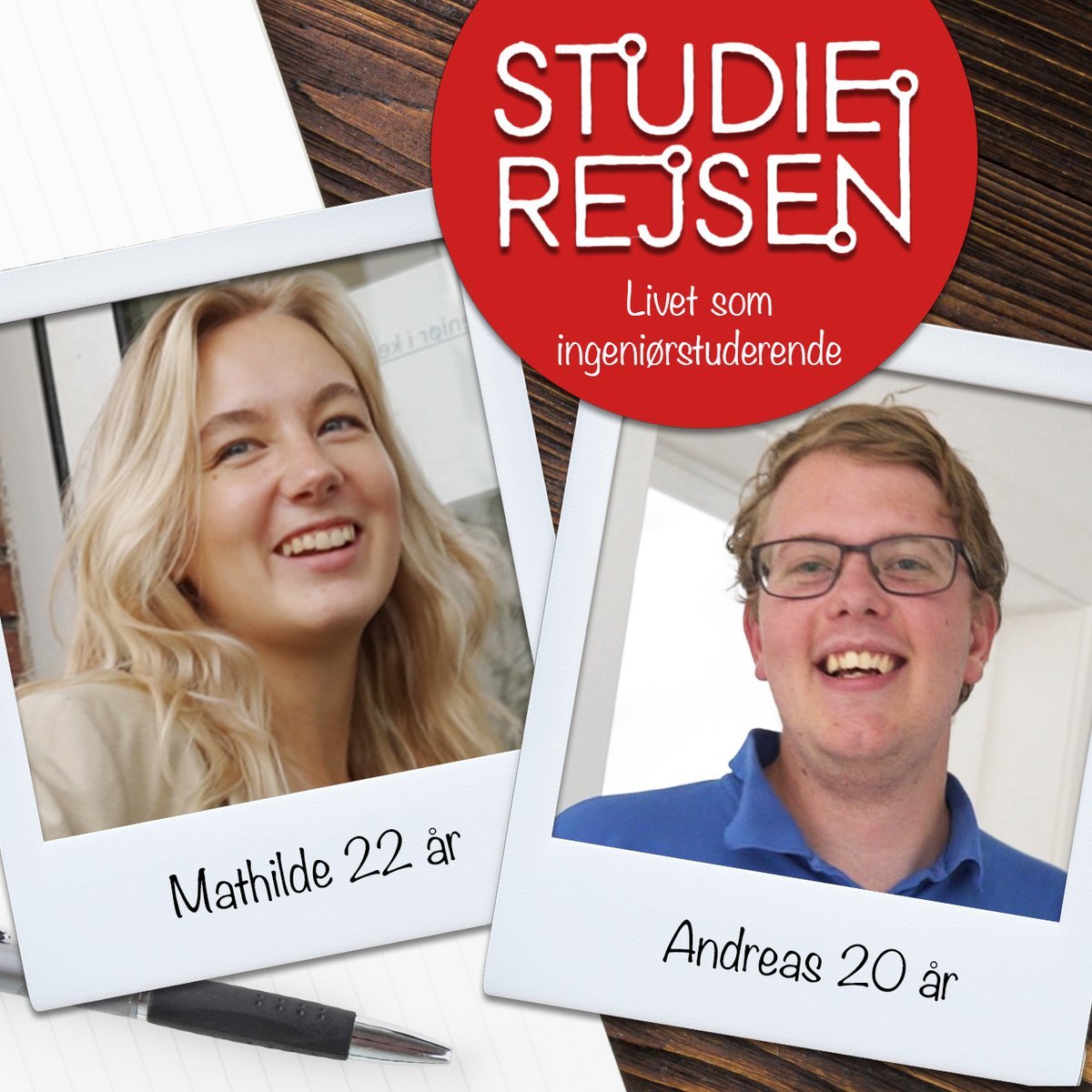 Studierejsen er en dokumentarserie, der i denne sæson følger Mathilde og Andreas og deres liv som nye ingeniørstuderende på Aarhus Universitet.