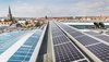 Solceller på toppen af bygningerne ved Navitas