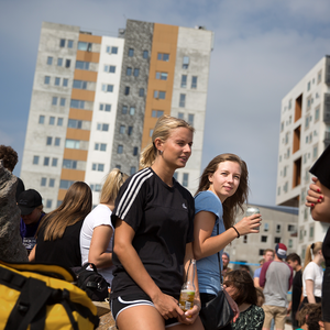 Sociale aktiviteter er en vigtig del i forbindelse med studiestarten på Aarhus Universitet. Foto: AU Foto